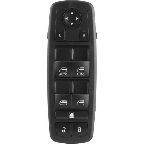 Bouton de commande de lève-vitre électrique avant gauche 04602533AF Compatible avec Dodge Ram 1500/2500/3500 (1/5)