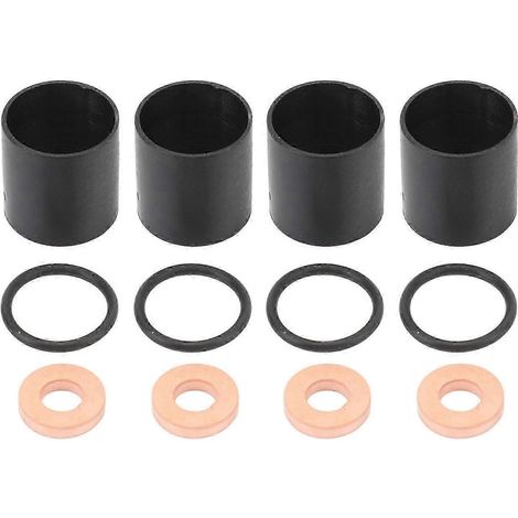 4 jeux de kits d'étanchéité d'injecteurs 7701474025 empêchent les fuites, améliorent la puissance du moteur et sont compatibles avec Trafic Master et Movano. (1/5)