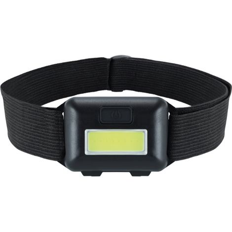 Lampe frontale LED 1W Noir 3xAAA - Blanc Froid - SILUMEN (1/2)