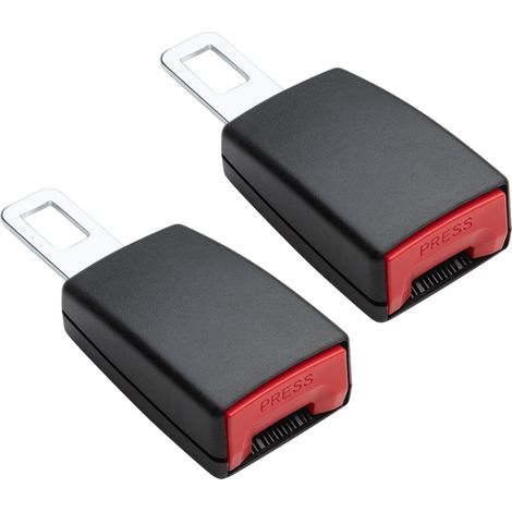 Extensor de cinturón de seguridad para automóvil, hebilla de extensión, hebilla de ajuste, clip para cinturón de seguridad, repuestos para automóviles (2 piezas) (1/5)