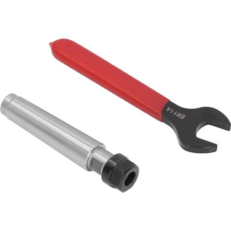Satz aus 2 Spannzangenfuttern aus Kohlenstoffstahl, CNC-Dreh- und Fräswerkzeughalter, mit Schraubenschlüssel (1/5)