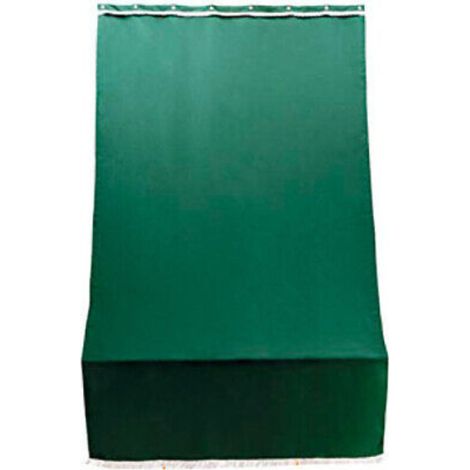 Tenda a Caduta Soffitto Verde 140x250 per Porta con Anelli (1/3)