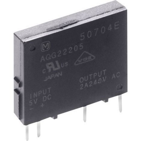 Panasonic Halbleiterrelais AQG22124 2 A Schaltspannung (max.): 264 V/AC Nullspannungsschaltend 1 St.