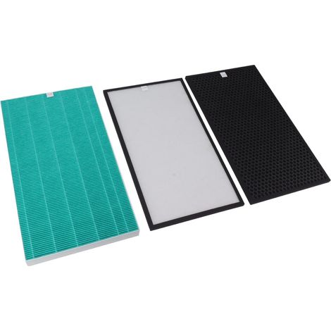 Filtre de Remplacement pour Purificateur d'air AP3008FH, Ensemble de Filtration en Couches de Carbone de 3,1 Lb pour l'élimination des Odeurs, du Pollen et des Squames d'animaux (1/5)