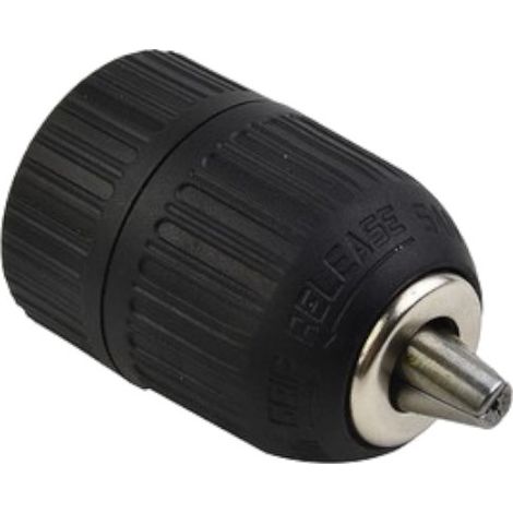 Trade-Shop Schnellspann Profi Bohrfutter Werkzeugaufnahme, 1/2" x 20 UNF Gewinde, Spannbereich 2-13mm ohne Schlag (1/4)