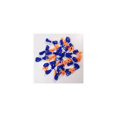 Bouchons d'Oreille pour Dormir,20 Paires Bouchon Oreille Anti Bruit Bouchon D'oreille pour Dormir RÉUtilisable ImpermÉAble Longueur de la ligne 63CM (1/4)
