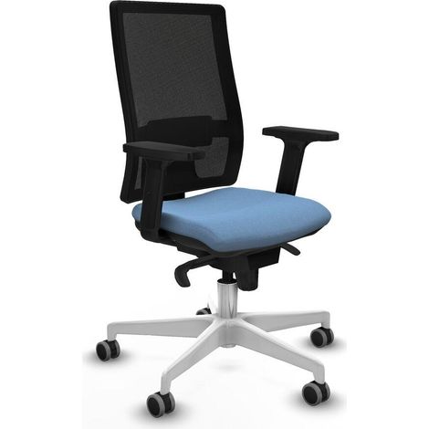 piqueras-y-crespo Horna chaise bleu ciel ergonomique bureau (1/3)