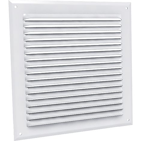 Rejilla de aluminio blanca - Mosquitera 150x150mm