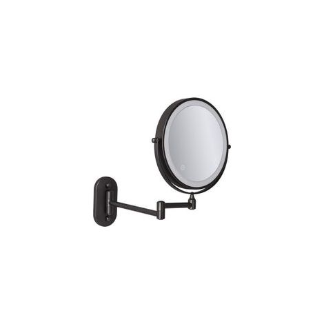 Miroir grossissant LED 8'' – Rechargeable USB – Grossissement 1X/7X – Éclairage 54 lumières LED – Rotation 360° (1/3)