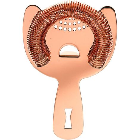 1 Passoire à ressort 15,2 cm acier inoxydable plaqué cuivre pour shaker et verre mélangeur bar professionnel (1/5)