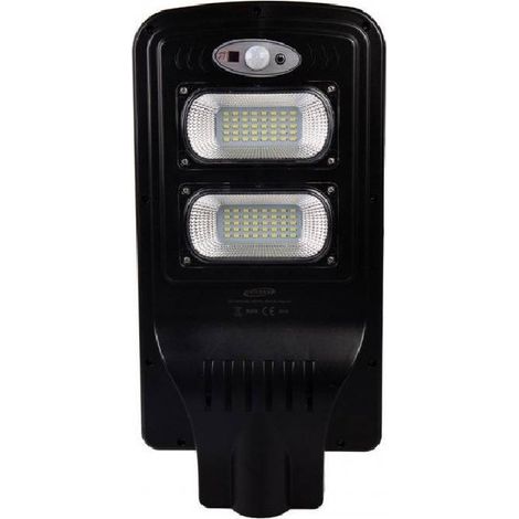TrAdE Shop Traesio - Lampione Solare Faro Led 40w Luce Fredda 6500k Pannello Integrato Ip65 So-40w-ss - (1/5)