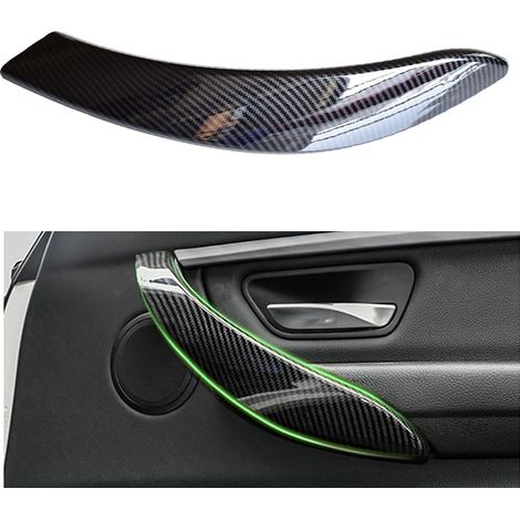 Couvercle de poignée de porte intérieure compatible B-MW Série 3 F30 F31 F34 F80 2012-2018, poignée de porte intérieure B-MW Série 4 F32 F33 F36 F82 F83 2014-2017 (1/5)