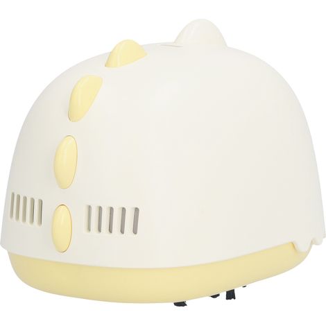 Aspirateur de bureau pour écolier, mini aspirateur portable rechargeable par USB, nettoyeur de clavier dinosaure créatif, jaune. (1/5)