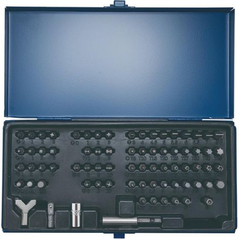 Kit de mèches pour vis de sécurité 75 pièces TECWERK (1/4)