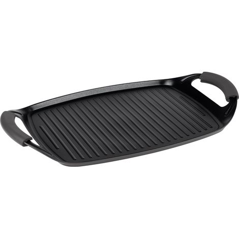 Bandeja para freír con placa de parrilla y revestimiento de titanio 47x29cm BERLINGER HAUS Antracita BH-8137 (1/5)
