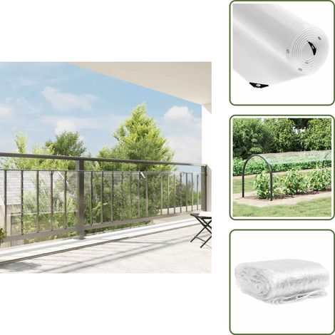 Bâche transparente avec œillets 1x10 m PVC - Bâche Transparente - Bâches Transparentes - Bâche Claire - Bâche Transparente Robuste (1/5)