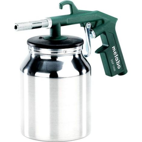 Metabo – Pistolet de sablage pneumatique – Pression d'utilisation 7 bar – Débit d'air 300 l/min – Buse en acier trempé pour longévité