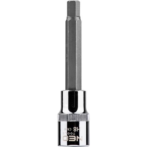 Embout hexagonal NEO 1/2" H8 100 mm - Durable et robuste (1/2)