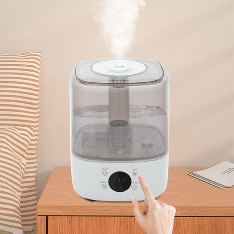 5L Air Humidifier Top Fill Humidifier 1/2/4/8H Timer Setting 3 Levels Volume +RC (1/5)