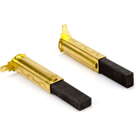 Portaspazzole di carbone per motore di aspirapolvere elettrico, 2 pezzi, spazzole di carbone di ricambio per motore di aspirapolvere (1/4)