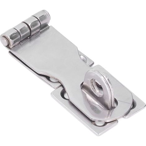 Loquet de porte pliable en avec cadenas et boucle de verrouillage quincaillerie marine ZYN‑0201 316 0201 Acier Inoxydable (1/5)