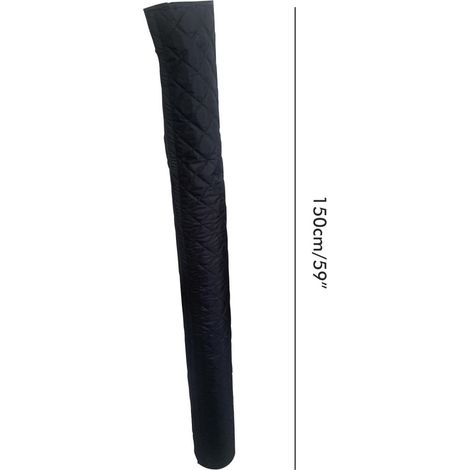 Gaine flexible en aluminium isolée avec revêtement en feuille d'aluminium pour tuyaux de chauffage, de refroidissement, de ventilation et d'évacuation (1/5)