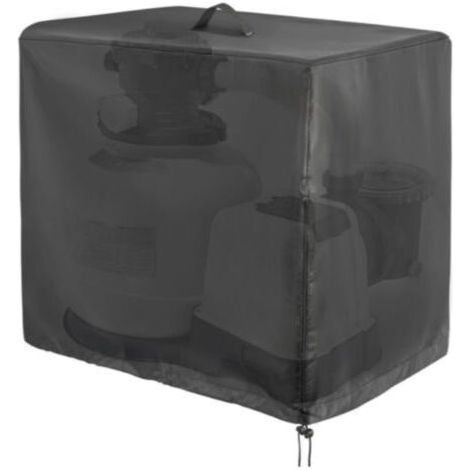 Housse de protection pour pompe de piscine - Housse de protection imperméable - Texture tissu Oxford - Convient pour la filtration du sable (1/4)
