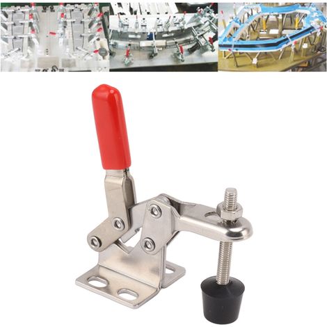 Collier de serrage rapide en acier inoxydable GH 13009SS, dispositif de serrage WDC, collier de serrage coudé. (1/5)
