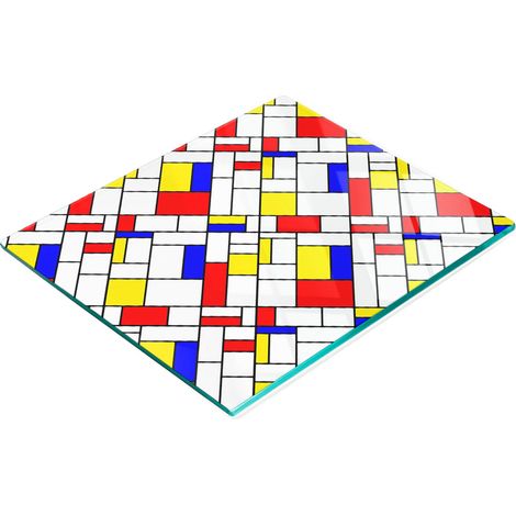 Tabla de cocina de vidrio templado con gr谩ficos abstractos decorativos 60x52 cm (1/5)