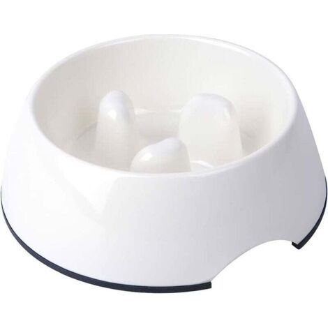 Bol pour chien à alimentation lente Bol en mélamine anti-ingestion lente à manger sans BPA Bol interactif amusant pour animaux de compagnie (1/5)