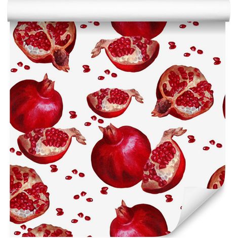 Carta da parati con frutta e natura per soggiorno e camera da letto, 50x1000 cm (1/5)