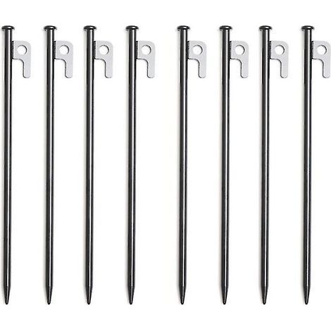 30 cm langer Strand-Campinganker, robuster und länglicher Campinganker für Pavillons, Stahl-Erdanker für Camping (1/5)