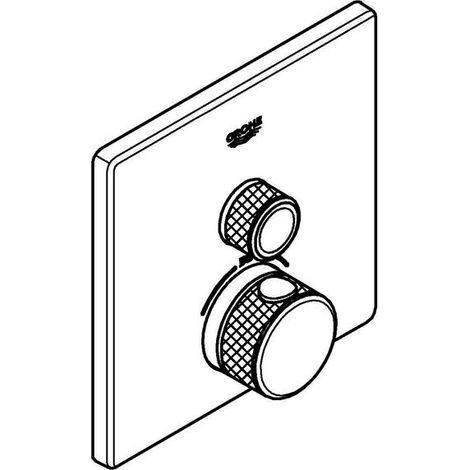 Grohe Grohtherm SmartControl Thermostat mit einem Absperrventil, (1/5)