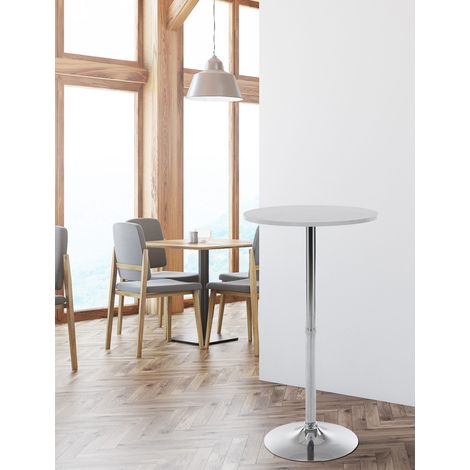 Stehtisch Rund Ø 60 cm weiß (1/5)