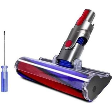 Tête d'aspiration en velours doux compatible Dyson V7 V8 V10 V11 – Remplacement facile – Pour sols durs et moquettes (1/4)