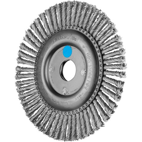 PFERD PIPELINE Bürste gezopft RBG Ø 150x6x22,2 mm Edelstahl-Draht-Ø 0,50mm Winkelschleifer (1/5)