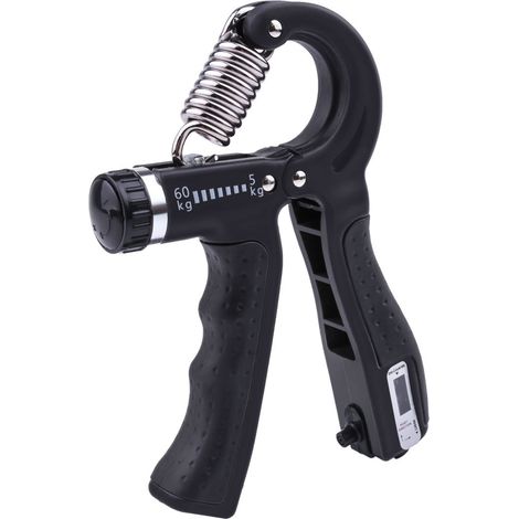 (black)Hand grip Grip Strengthener Pack of 5-60KG Adjustable Resistance Forearm Exerciser, Grip Stre (1/5)