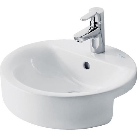 Ideal Standard Concept Sphere Semi-Countertop Basin 450mm Wide 1 Tap Hole (1/5)