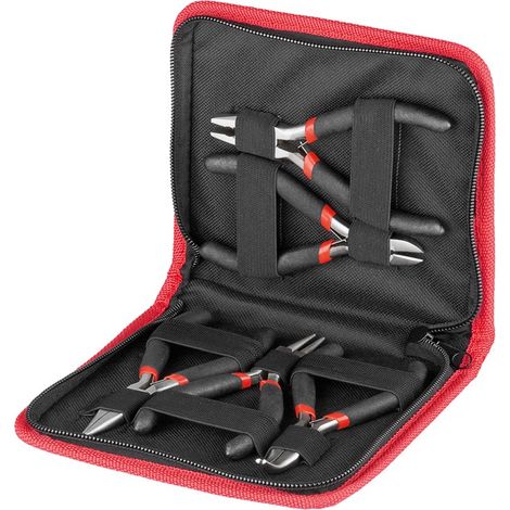 Boîte de 5 Pinces Modèles Fourchette et aiguille à tranchant plat Fixpoint 77115