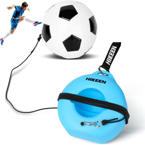 Entraîneur de football avec base en métal – Kit d'entraînement de football avec ballon de rebond pour entraînement individuel (adolescents/adultes/débutants) – Jardin, parc, plat (1/5)