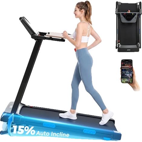 Tapis de course incliné, inclinaison automatique, contrôle Bluetooth, PB602A (1/5)