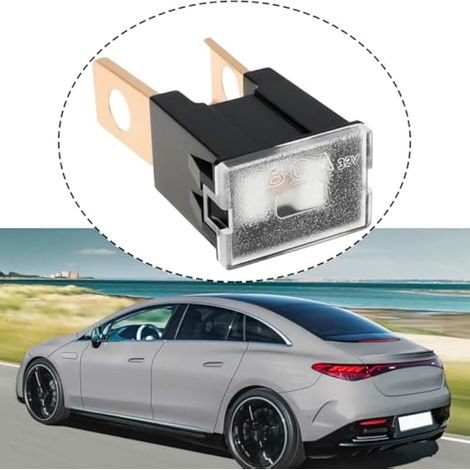 4 Pièces Fusible Noir PAL Male 80A 32VDC Automobile Haut Courant Alimentation Principale Circuit Démarrage/Alternateur (1/4)