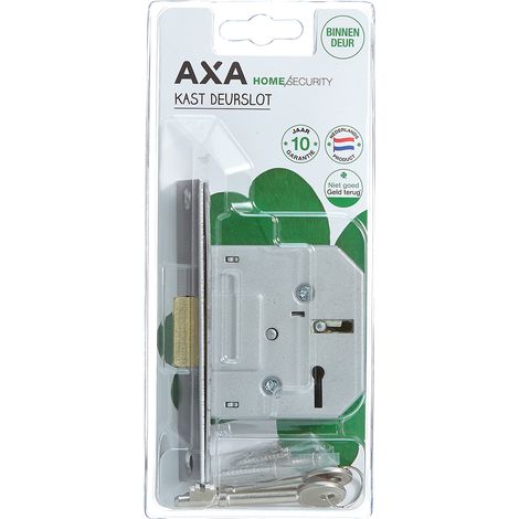 AXA Sicherheitstürbeschlagset - Oval Plus U - Türgriff aus Aluminium - Modell U - PC72 mit Kernzugsicherung - Schmaler Schutz (1/5)