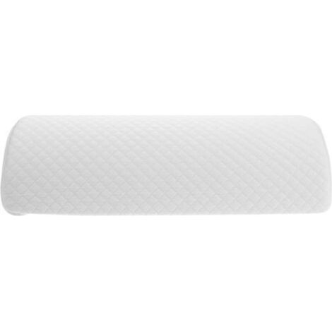 Coussin Demi-Lune Mousse Mémoire Oreiller Jambes et Lombaire pour Sommeil Soutien Confortable pour Genoux Dos et Tête Adapté Maison Bureau Voiture Facile à Nettoyer Soulage (1/5)