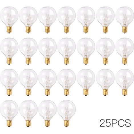 Lot De 25 Ampoules De Rechange G40 7W 2200K Blanc Chaud (1/5)