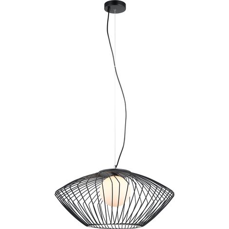 Lampada a sospensione Italux Zeno nera Ø52 E27 dimmerabile (1/3)
