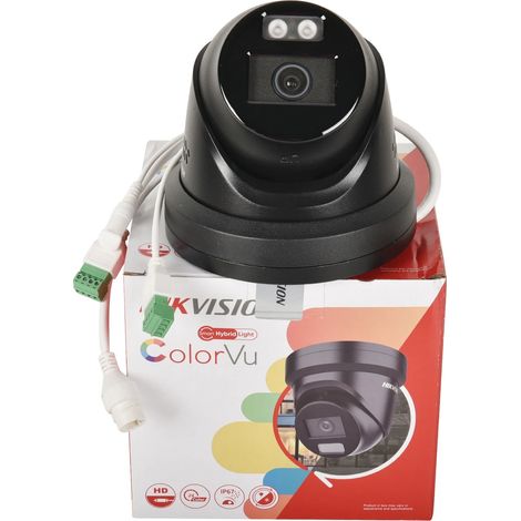 Caméra IP, Résolution Haute de 8MP, Audio Bidirectionnel, Noir, 2.8mm (1/2)
