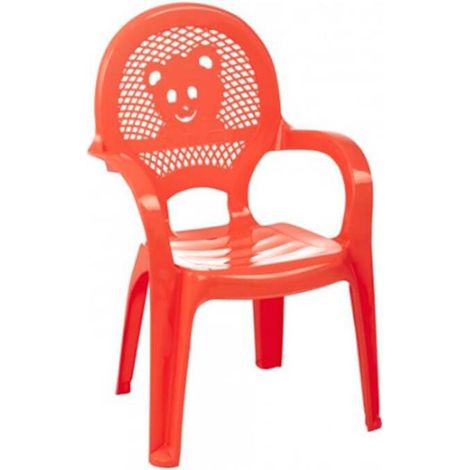 RESOL sillon infantil panda rojo , Sillón infantil panda rojoFabricado en resina de alta calidadApilableApto para exterioresMedidas: 35 x 35 x 60 cm. (1/2)