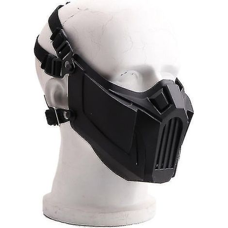 KAHKI Verstellbare Outdoor-Sportmaske: Winddicht, staubdicht, geeignet für Cosplay, Skifahren, Radfahren, als Schutzmaske (1/4)