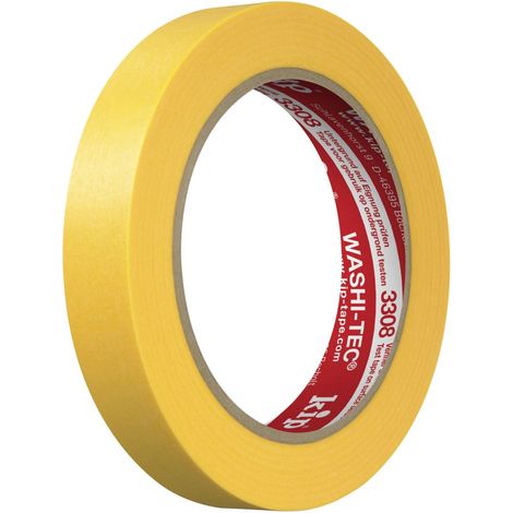 Nastro  adesivo  KIP  3308  WASHI-TEC  Premium  PLUS  liscio  50  m  x  18  mm  -  3308-18 (1/4)